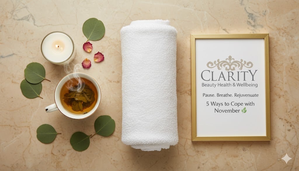 November Relax and Prepare for busy December Clarity November Image